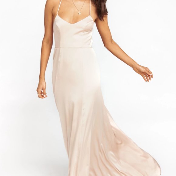 Show Me Your Mumu - Godshaw Goddess Gown - Champagne - Size Small - Picture 1 of 4
